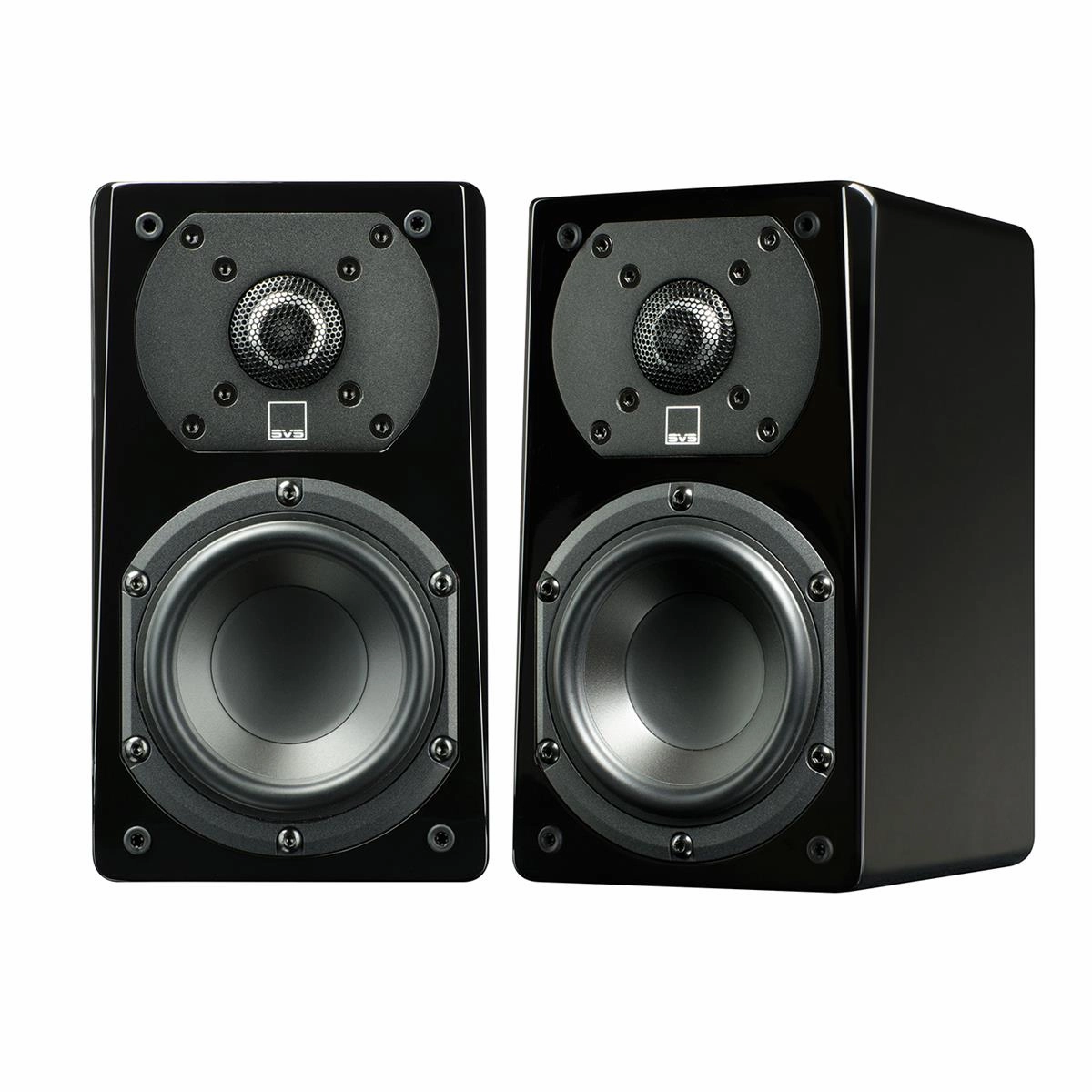 SVS Prime Satellite Speakers - Pair (Piano Gloss Black) Surround Sound Speakers,Multichannel Audio,5.1 Systems