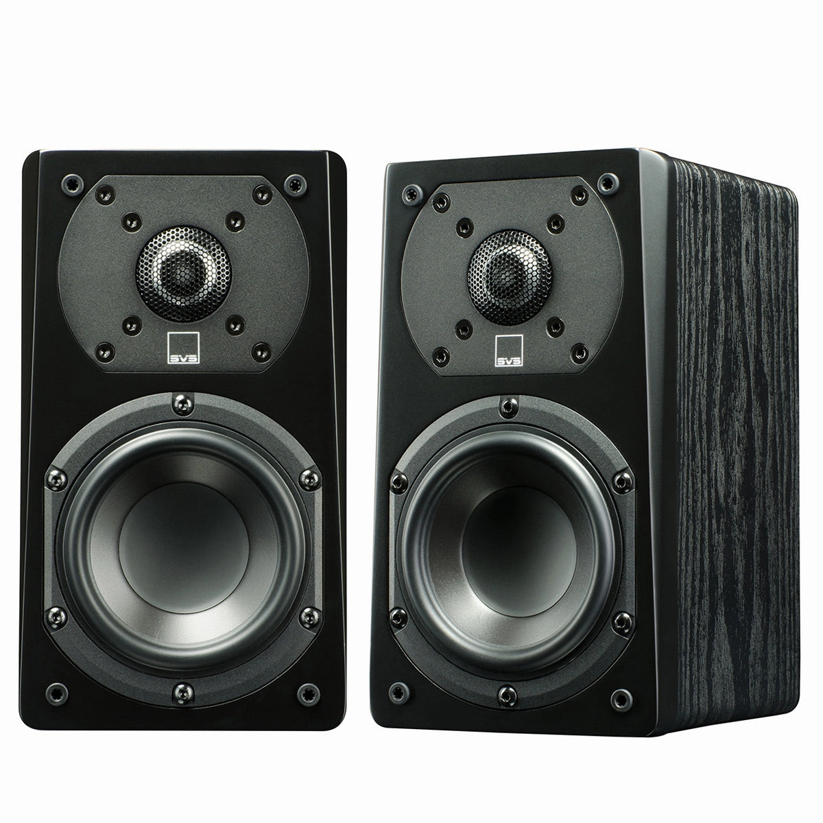 SVS Prime Satellite Speakers - Pair (Premium Black Ash) Surround Sound Speakers,Multichannel Audio,5.1 Systems