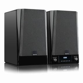 SVS Prime Wireless Pro Powered Speaker System with Chromecast and Airplay 2 - Pair (Piano Gloss Black)