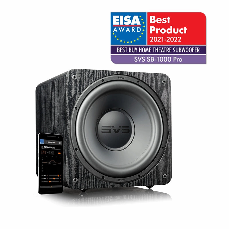 SVS SB-1000 Pro Subwoofer (Each) hi-fi analog preamp,hi-fi dynamic range audio,hi-fi stereo for TV