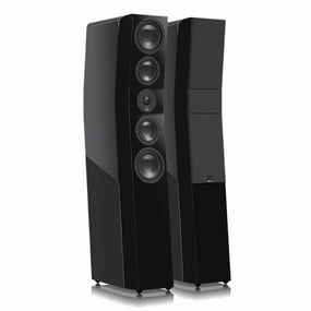 SVS Ultra Evolution 3 Way Tower Speakers with Quad 5.5 Inch Woofers - Pair (Piano Gloss Black)