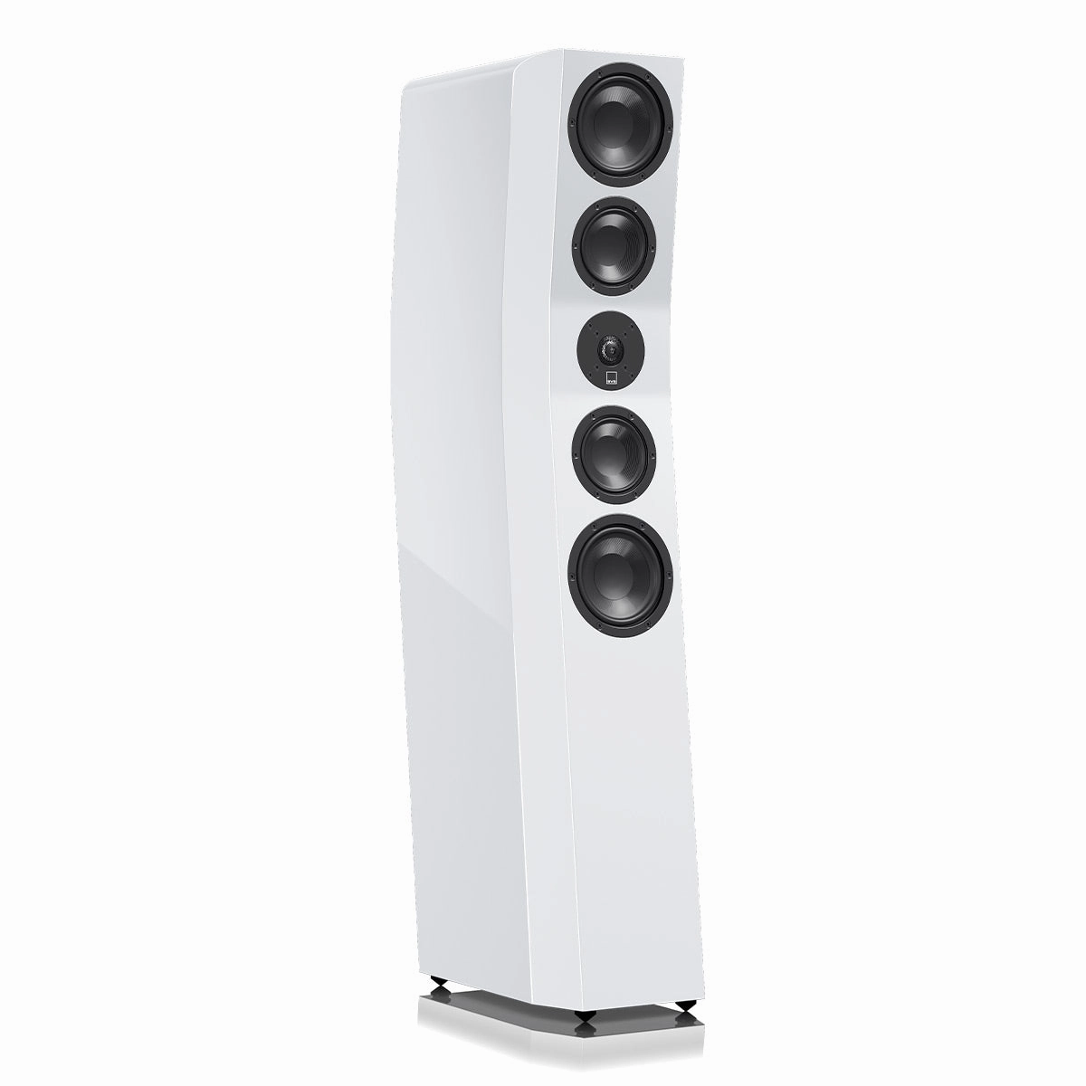 SVS Ultra Evolution 3 Way Tower Speakers with Quad 5.5 Inch Woofers - Pair (Piano Gloss White)