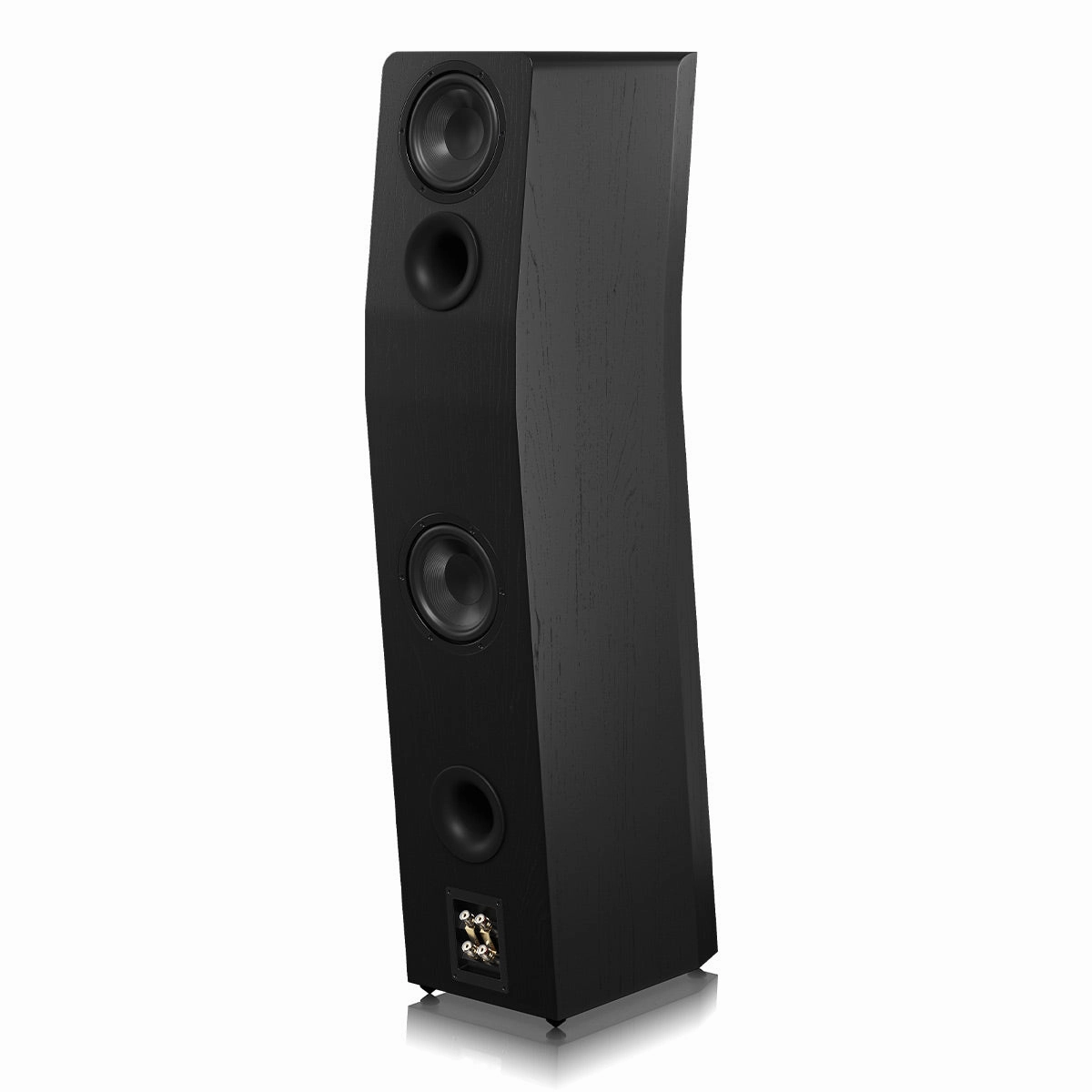 SVS Ultra Evolution Titan 3 Way Tower Speakers with Quad 6.5 Inch Woofers - Pair (Black Oak)