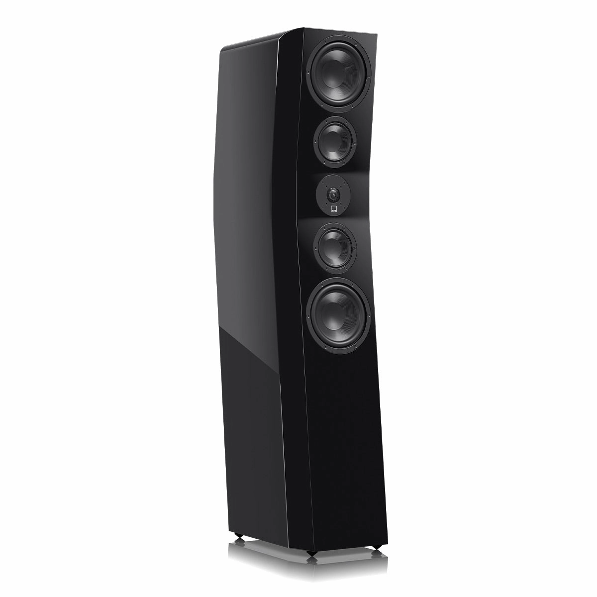 SVS Ultra Evolution Titan 3 Way Tower Speakers with Quad 6.5 Inch Woofers - Pair (Piano Gloss Black)