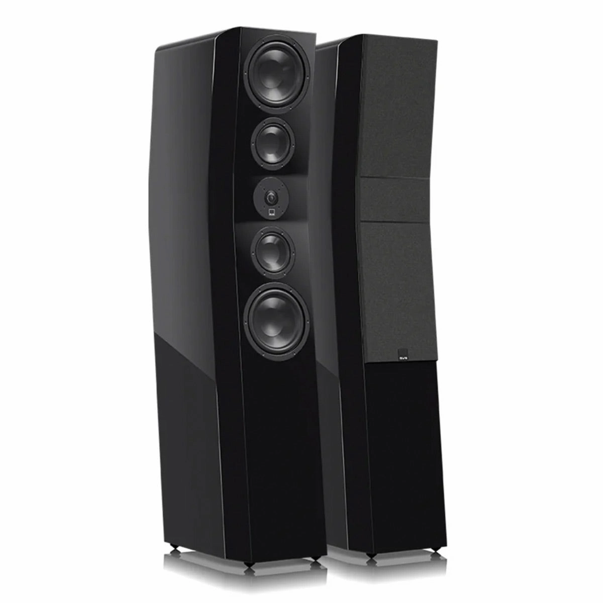 SVS Ultra Evolution Titan 3 Way Tower Speakers with Quad 6.5 Inch Woofers - Pair (Piano Gloss Black)