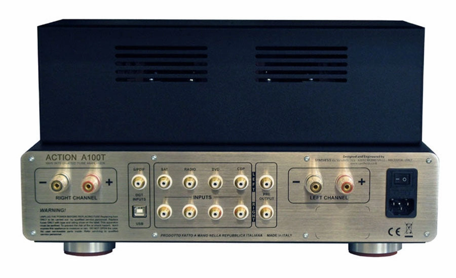Synthesis Action A100 Titan Integrated Stereo Tube Amplifier 100w/ch (Each)