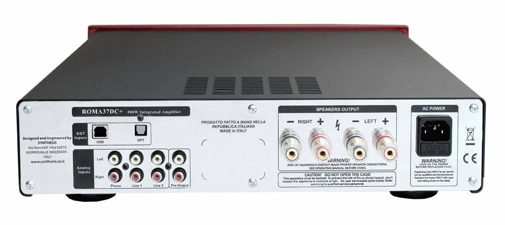 Synthesis Roma 37DC  Hybrid Integrated Stereo Amplifier 250w/ch (Each) | Display Unit