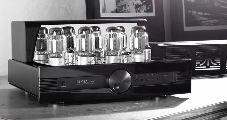 Synthesis Roma 510AC Integrated Stereo Tube Amplifier 80W/ch (Each) | Display Unit
