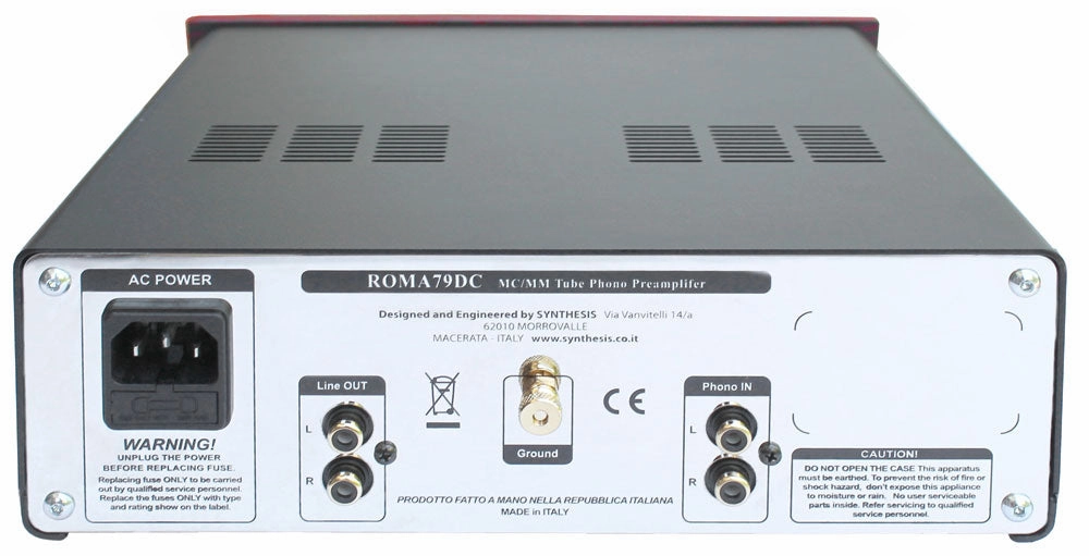 Synthesis Roma 79DC Tube Phono Stage (Each)