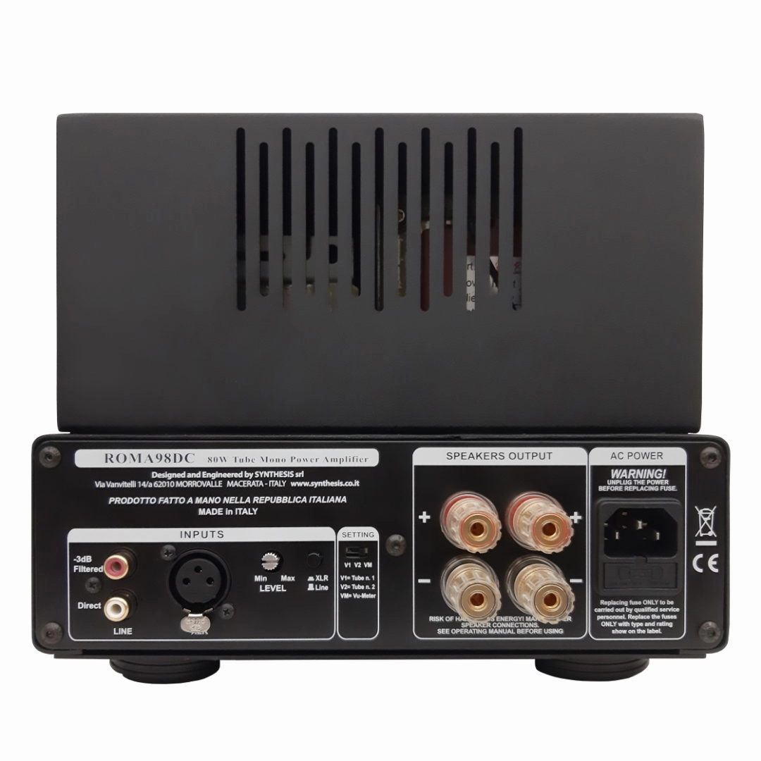 Synthesis Roma 98DC Mono Tube Amplifier 80W (Pair) | Display Units