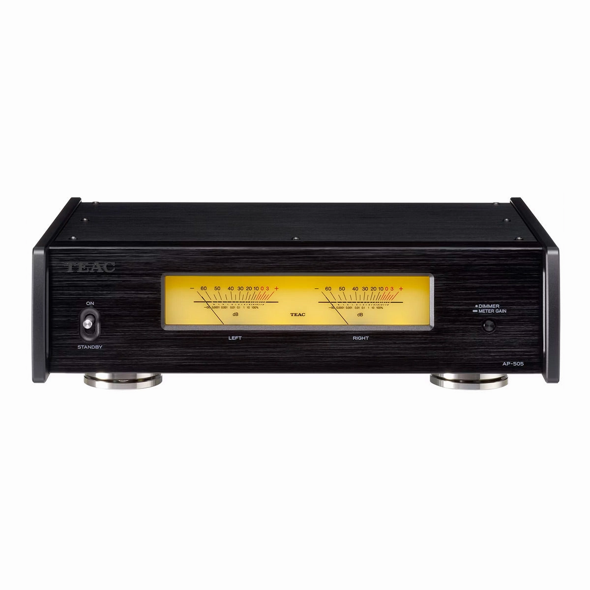 TEAC AP-505 Fully-Balanced Stereo Power Amplifier with Bridged and Bi-Amp Capability hi-fi volume knob,hi-fi remote control system,hi-fi smart amplifier