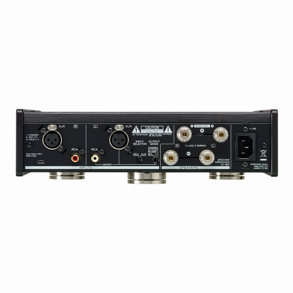 TEAC AP-505 Fully-Balanced Stereo Power Amplifier with Bridged and Bi-Amp Capability