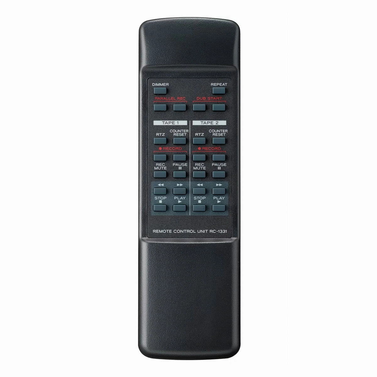 TEAC W-1200 Dual Cassette Player Recorder with Pitch Control Mic Input & USB Out (Black)