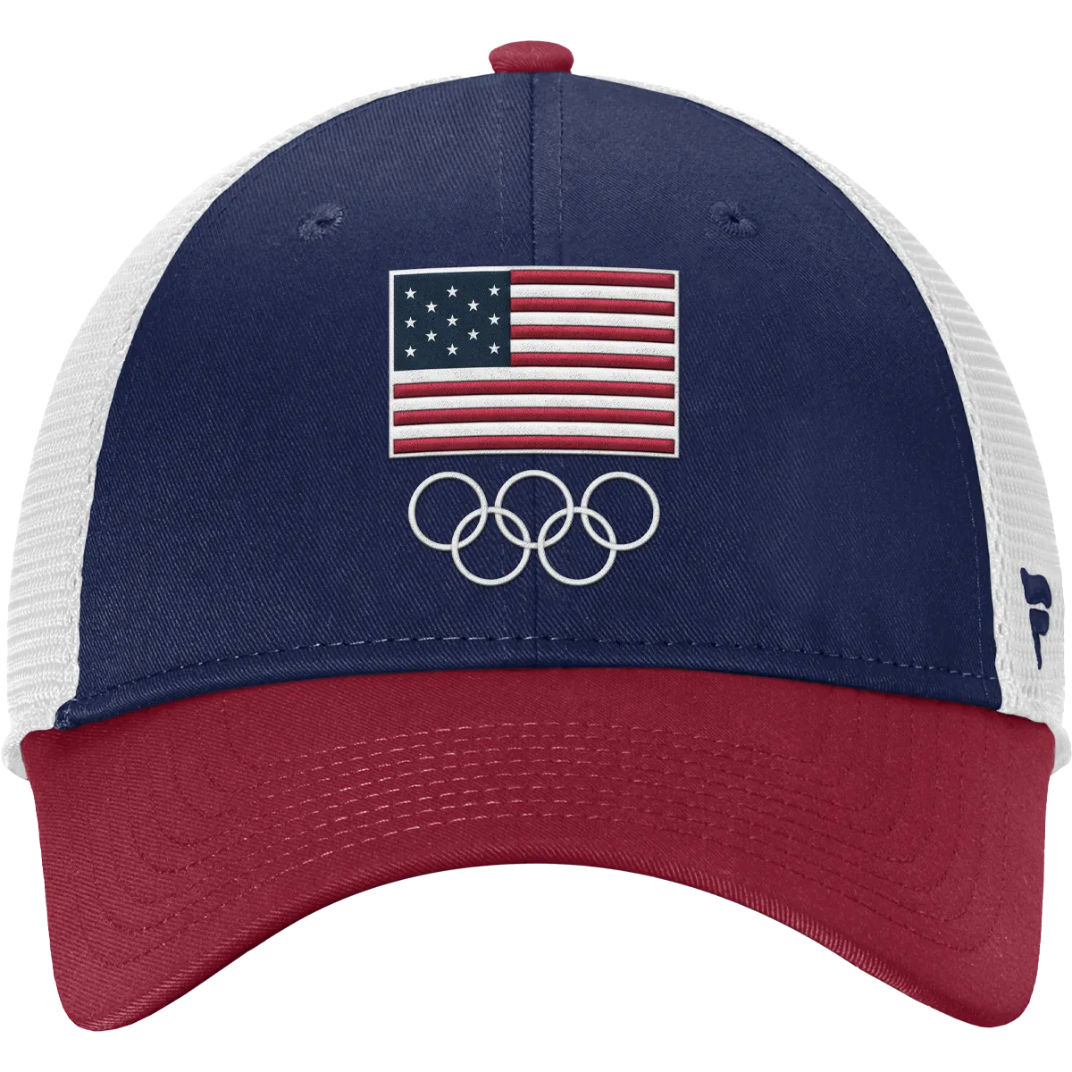 Team USA Red/White/Blue Structured Adjustable Mesh Olympics '24