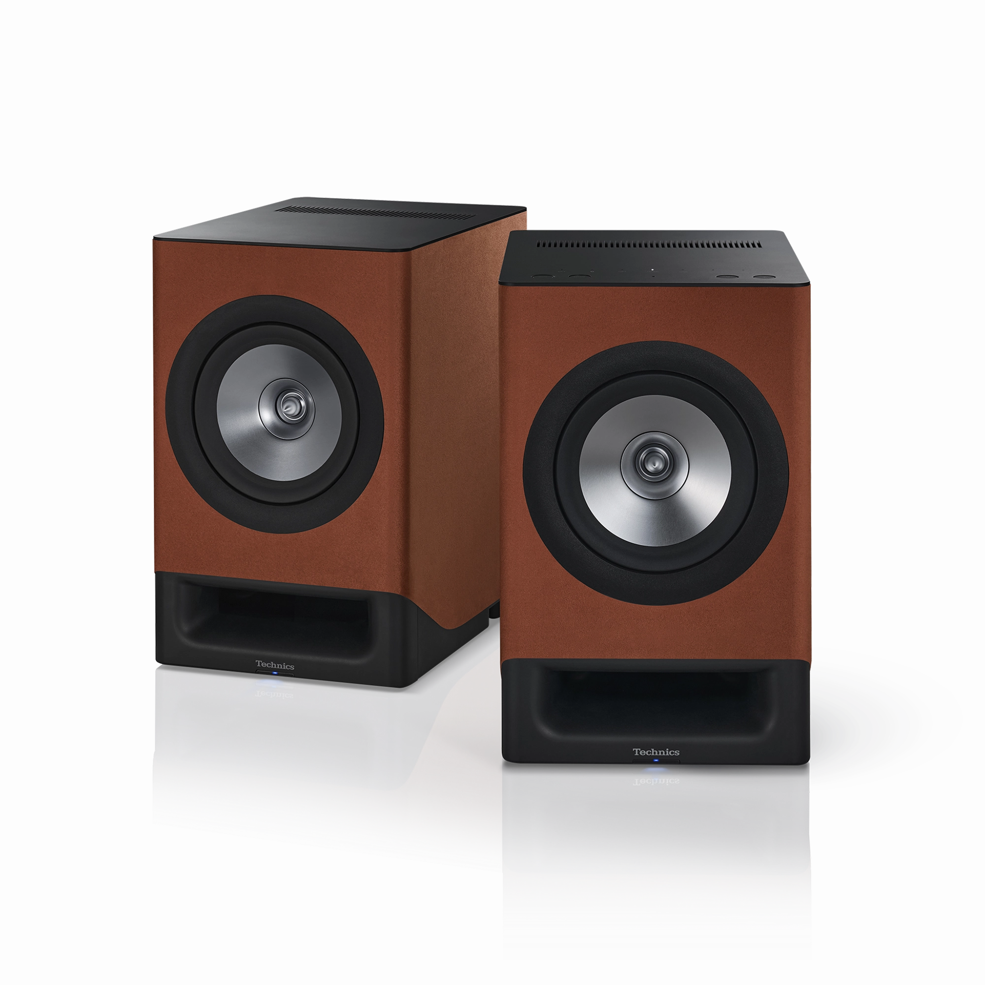 Technics SC-CX700B Wireless Active Speaker Bookshelf Desktop Speakers,Compact Speakers,Desktop Audio