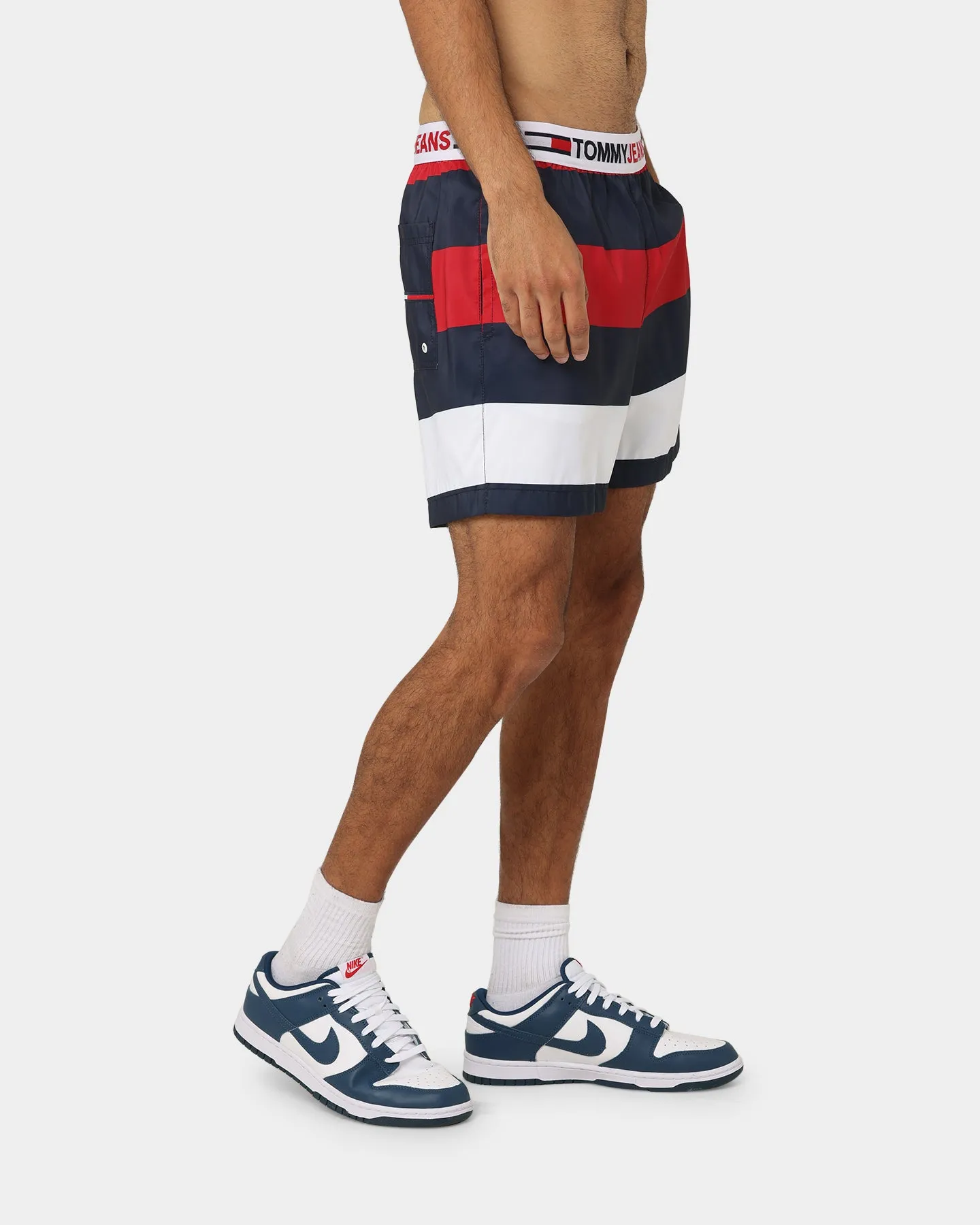 Tommy Hilfiger Logo Waistband Slim Fit Medium Drawstring Shorts Tommy Jeans Rug