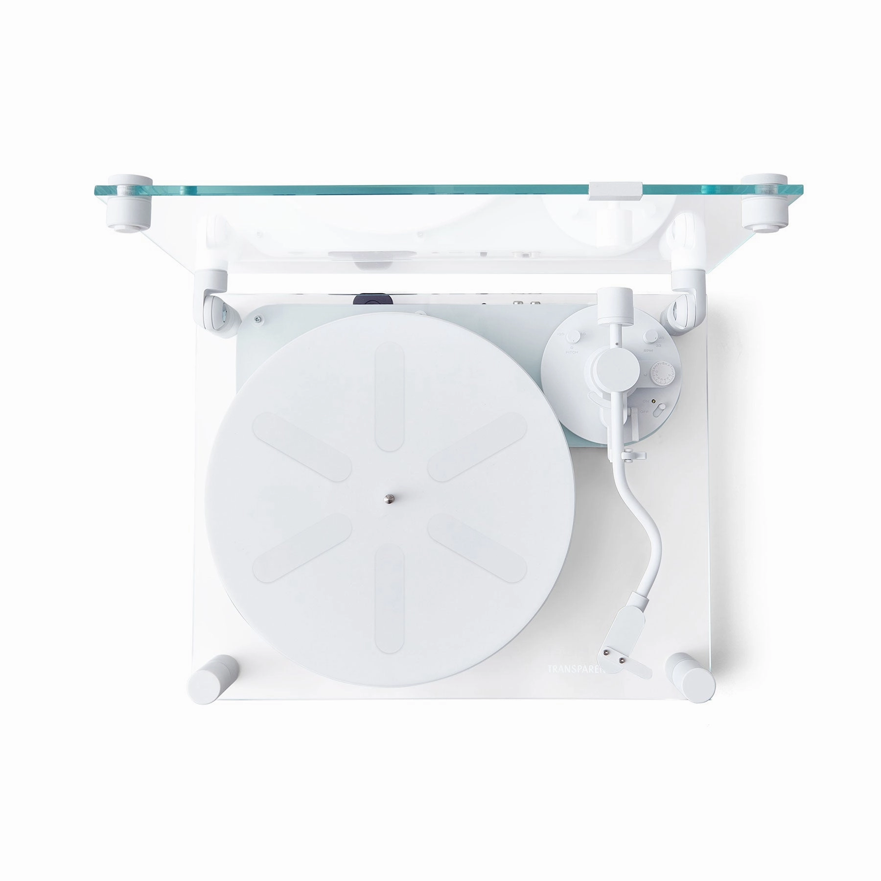 Transparent: Transparent Turntable w/ Bluetooth
