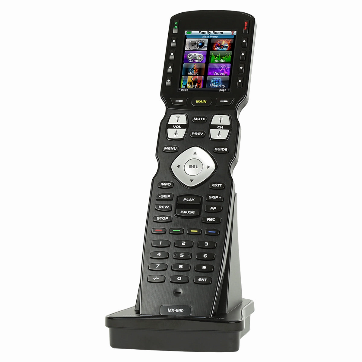 Universal Remote MX-990 Complete Control IR/RF Remote With Color LCD Screen hi-fi power strip,hi-fi surge protector,hi-fi coaxial input