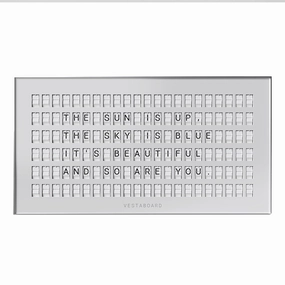 Vestaboard Vestaboard Mechanical Smart Messaging Display (White) TVs,Televisions,Smart Displays