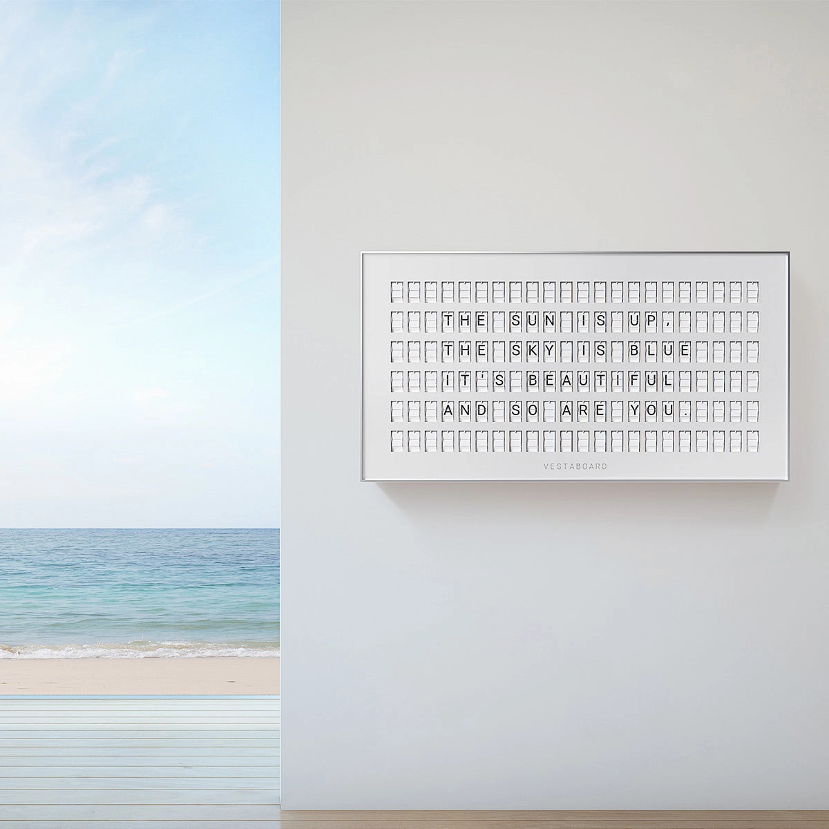 Vestaboard Vestaboard Mechanical Smart Messaging Display (White)