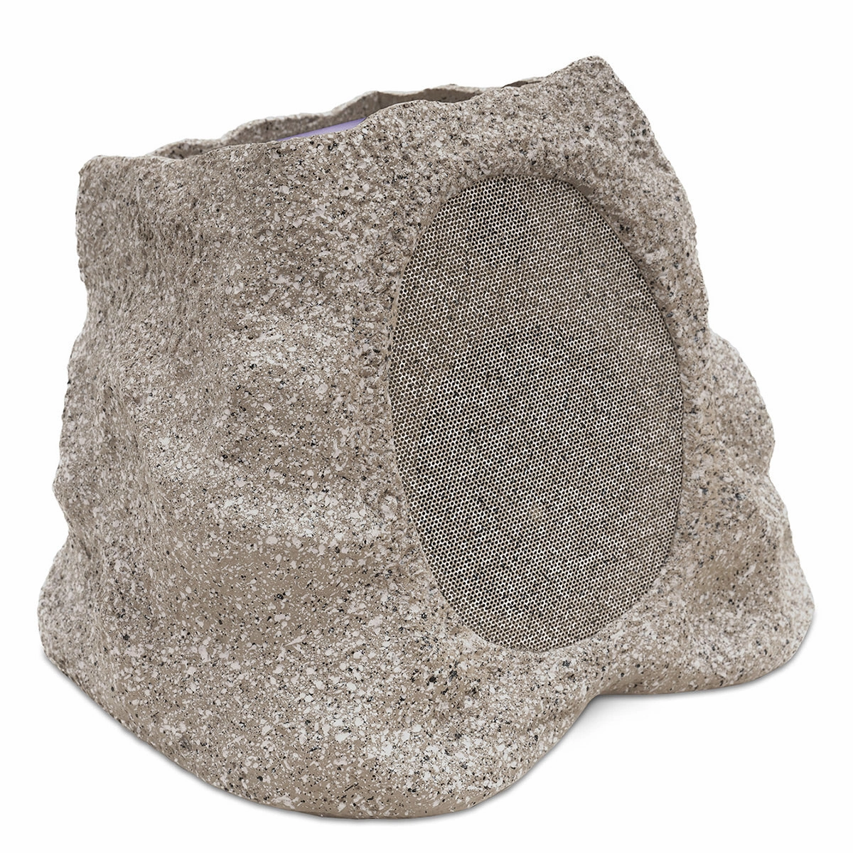 Victrola Rock Speaker Connect Bluetooth Outdoor Speaker with Solar Charging - Each (Stone)
