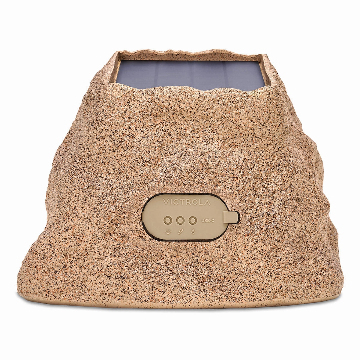 Victrola Rock Speaker Connect Bluetooth Outdoor Speaker with Solar Charging - Each