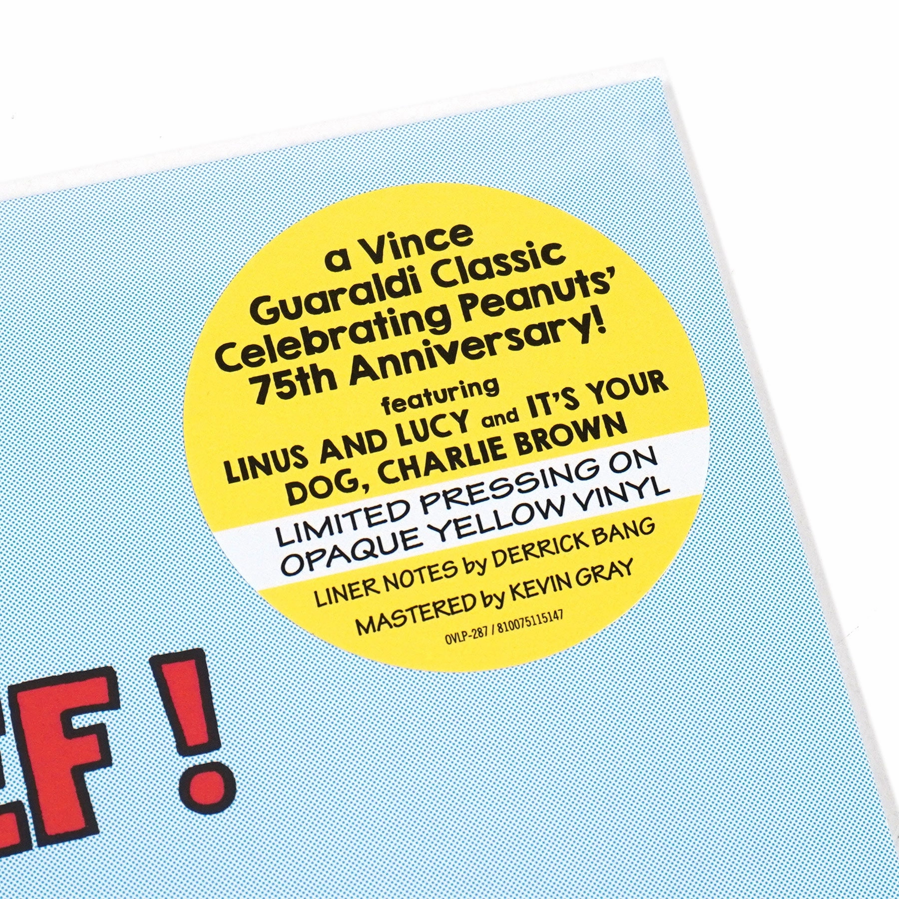 Vince Guaraldi: Oh, Good Grief! (Peanuts, Yellow Colored Vinyl) Vinyl LP