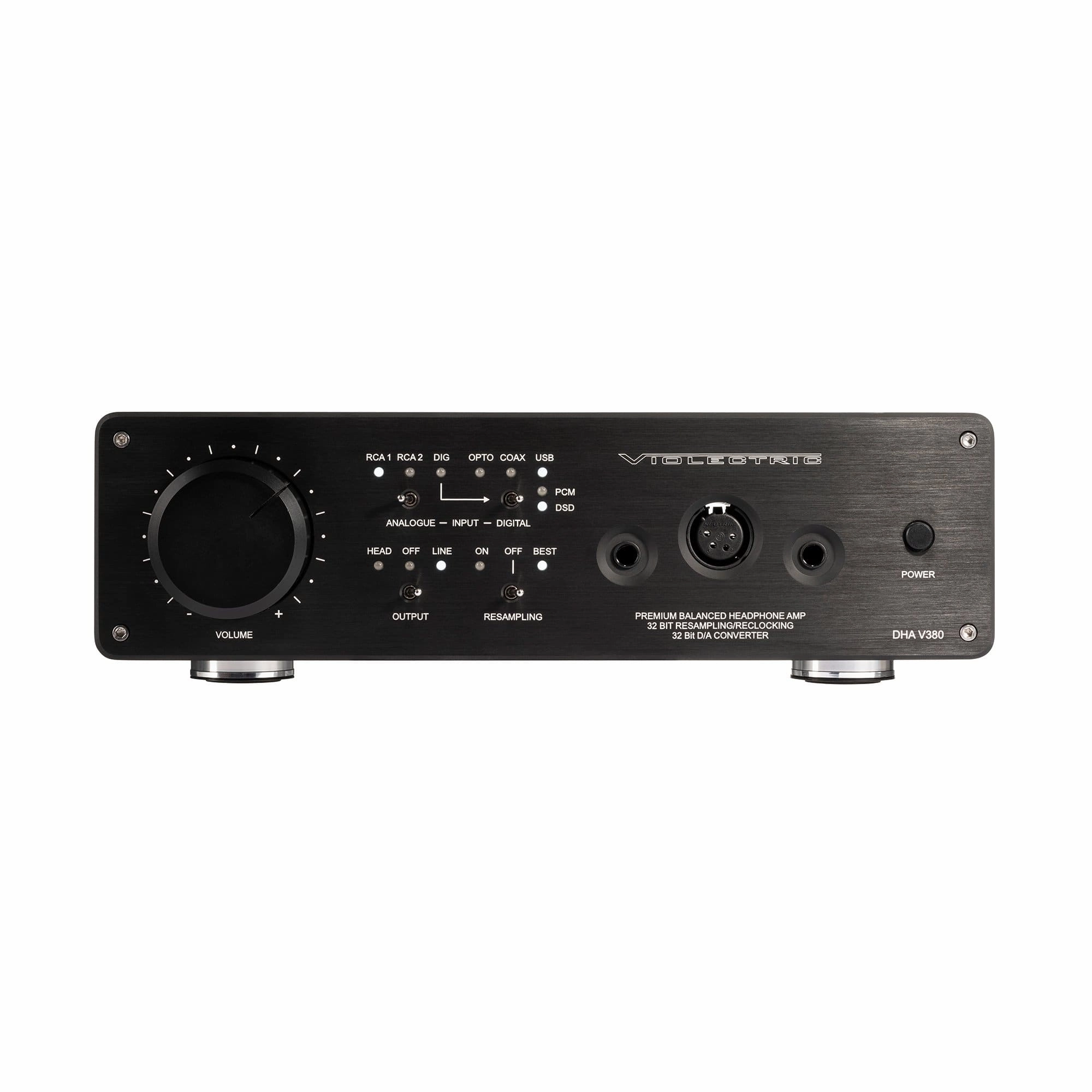 Violectric DHA V380 Balanced Headphone Amplifier & DAC Black Pre Amplifiers,Preamps,Signal Boosters