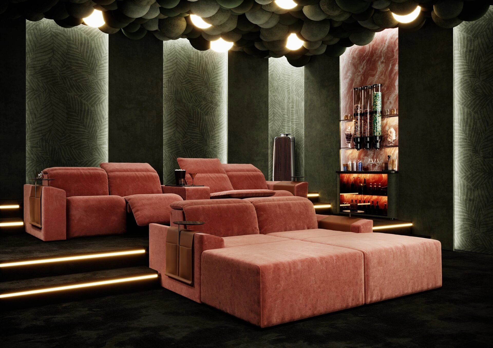 Vismara Kubrik reclining sofa