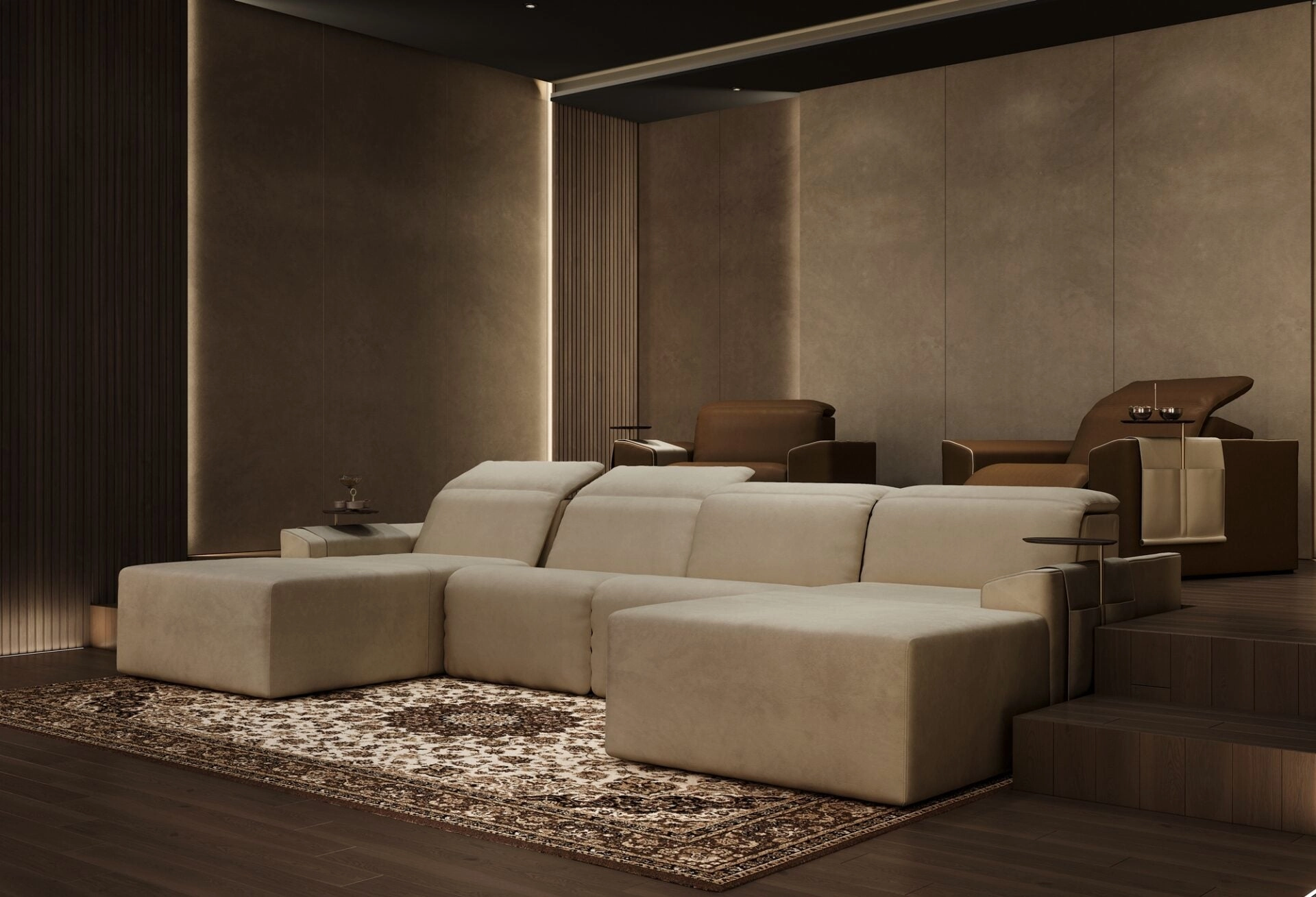 Vismara Kubrik reclining sofa