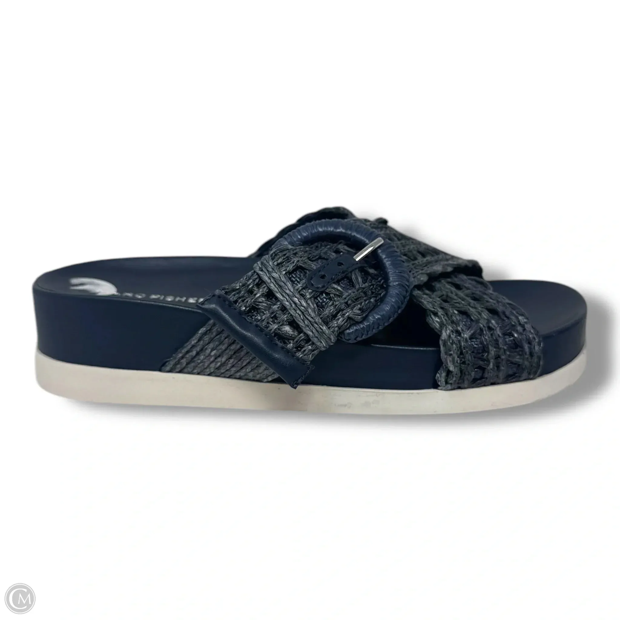 Welti Sandals By Marc Fisher In Navy, Size: 7 marc-fisher