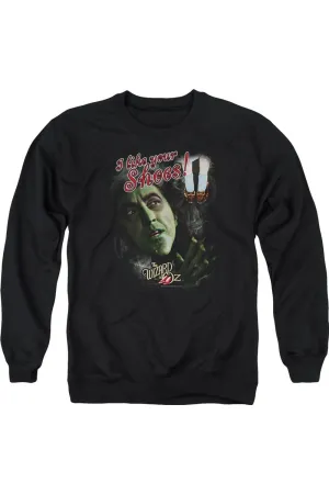 Wizard Of Oz I Like Your Shoes Adult Crewneck Sweatshirt