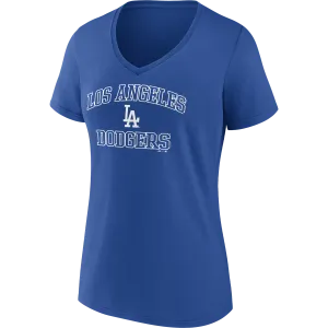 Women's Dodgers Cotton Heart and Soul Short Sleeve