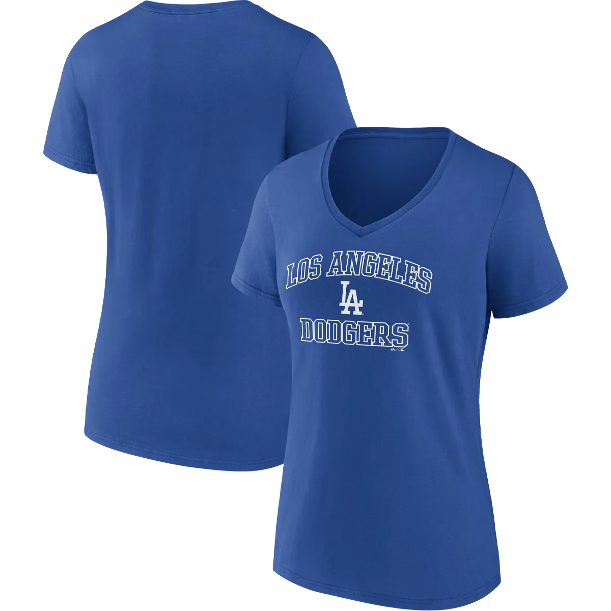 Women's Dodgers Cotton Heart and Soul Short Sleeve