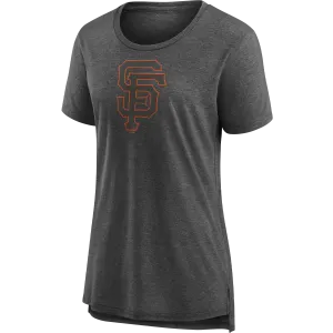 Women's Giants Triblend Logo Short Sleeve