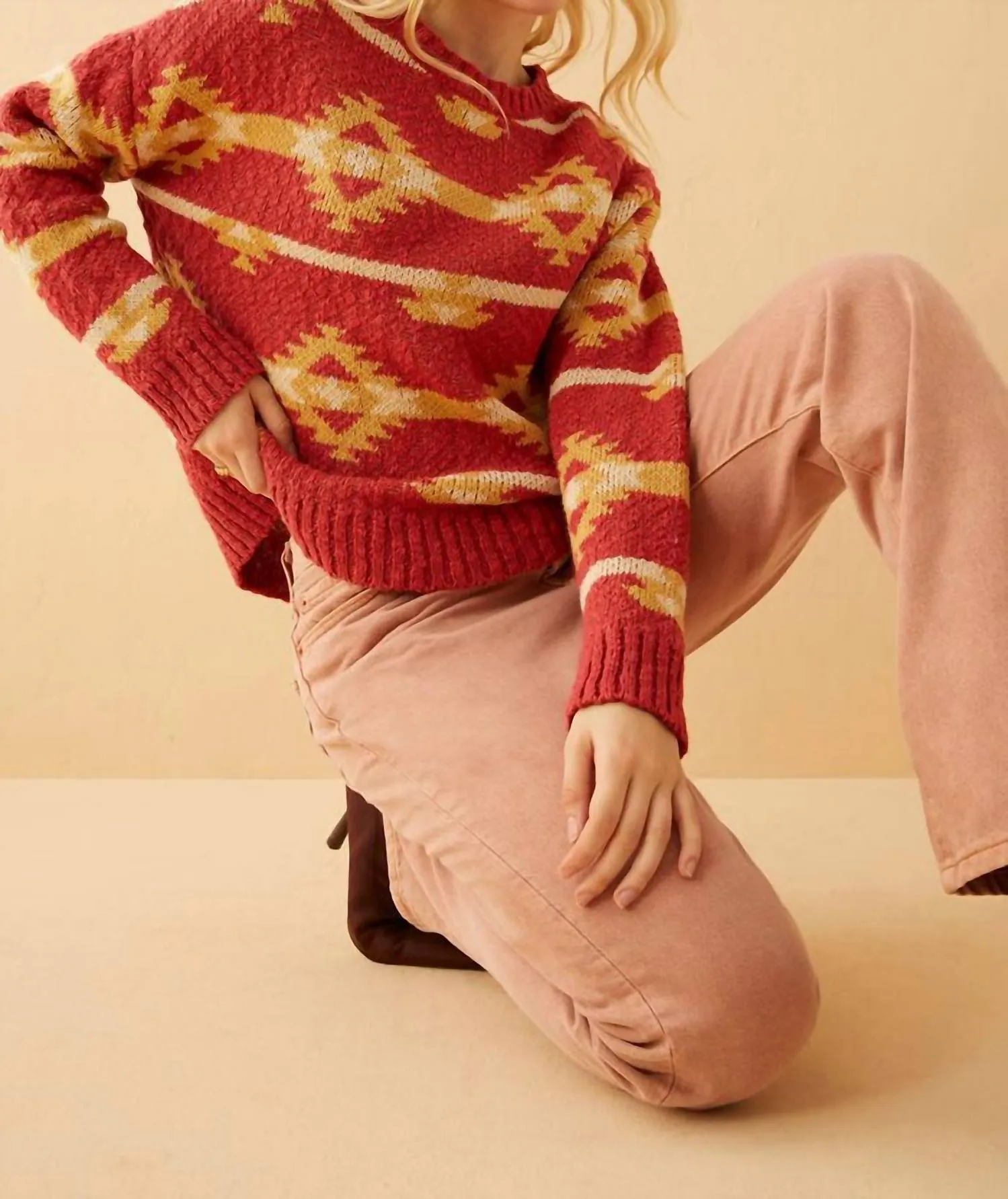 Women's Karlie Kay Sweater In Red