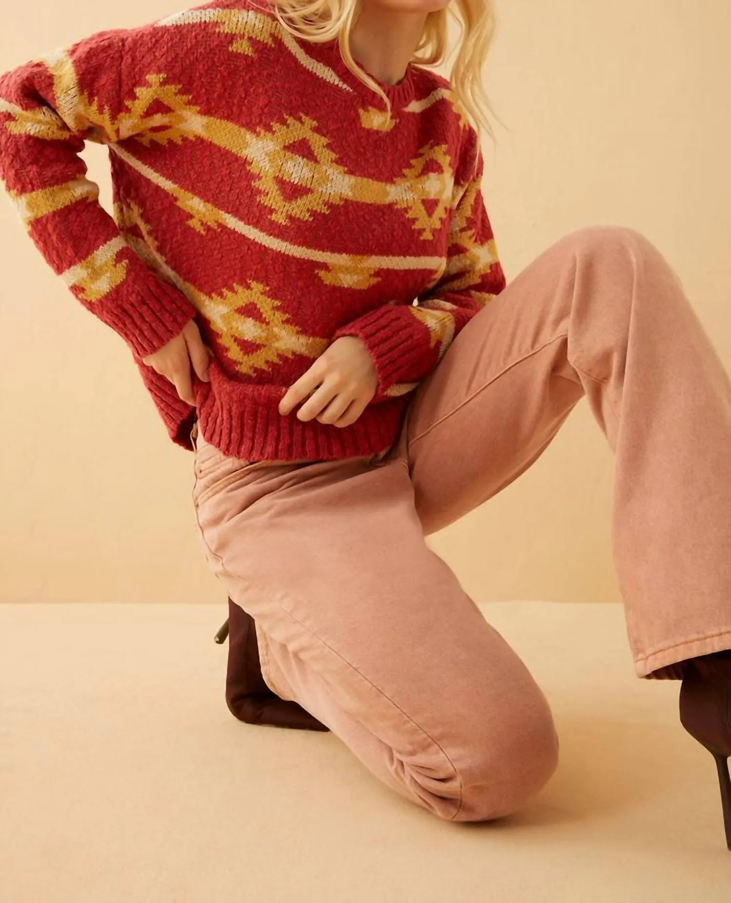 Women's Karlie Kay Sweater In Red