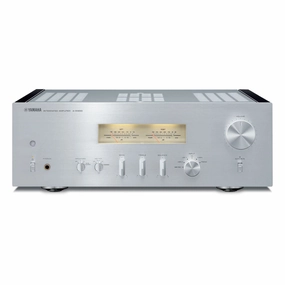 Yamaha A-S1200 Integrated Amp (Silver) hi-fi volume knob,hi-fi remote control system,hi-fi smart amplifier