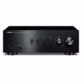 Yamaha A-S301 Integrated Amplifier (Black) hi-fi volume knob,hi-fi remote control system,hi-fi smart amplifier
