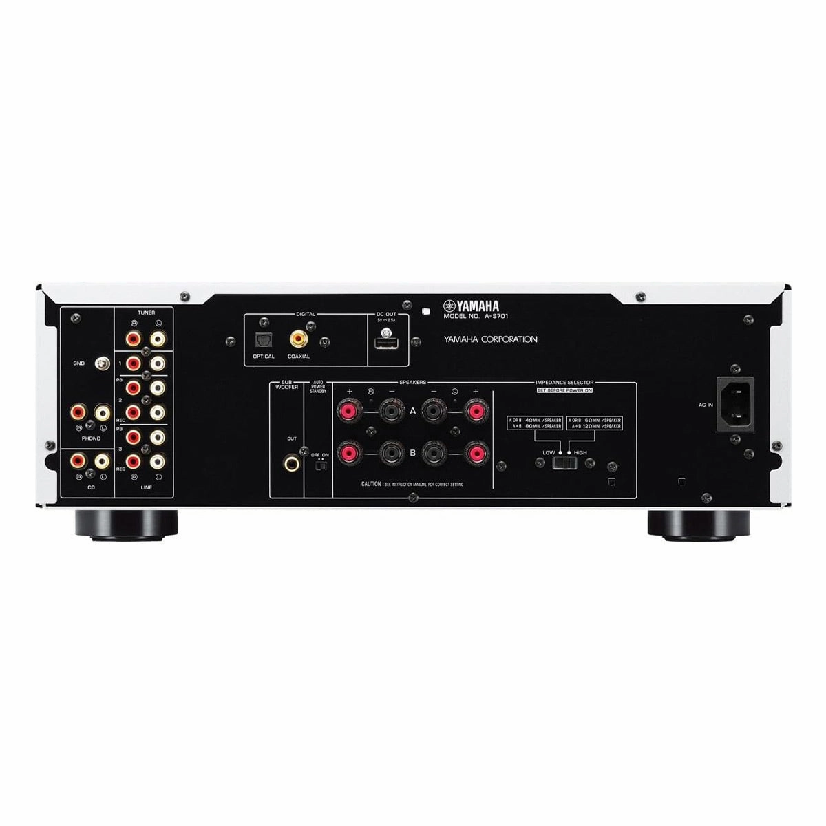 Yamaha A-S701SL Integrated Amplifier (Silver)