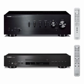 Yamaha CD-S303 CD Player with MP3/WMA/LPCM/FLAC/USB Compatibility with A-S301 Integrated Amplifier CD player,Compact Disc Player,CD Transport