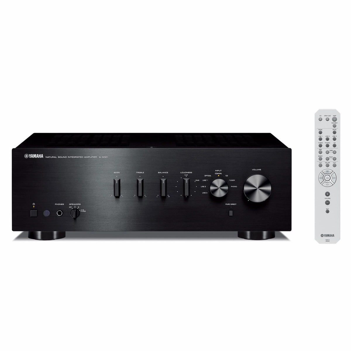 Yamaha CD-S303 CD Player with MP3/WMA/LPCM/FLAC/USB Compatibility with A-S301 Integrated Amplifier