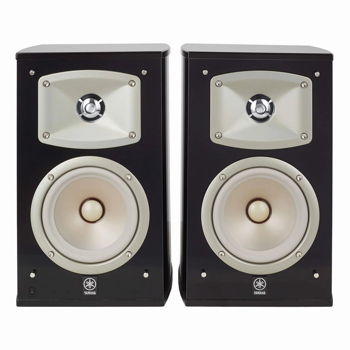 Yamaha NS-333 Bookshelf Speakers with Crossover - Pair (Black)