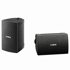 Yamaha NS-AW194 High Performance Outdoor Speakers - Pair (Black) Outdoor Speakers,Weatherproof Audio,Patio Sound Systems