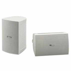 Yamaha NS-AW294 High Performance Outdoor Speakers - Pair (White) Outdoor Speakers,Weatherproof Audio,Patio Sound Systems