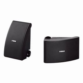 Yamaha NS-AW392 All-Weather 2-Way Outdoor Speakers - Pair (Black) Outdoor Speakers,Weatherproof Audio,Patio Sound Systems