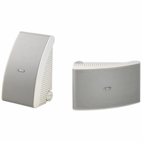 Yamaha NS-AW592 All-Weather Outdoor Speakers - Pair (White) Surround Sound Speakers,Multichannel Audio,5.1 Systems