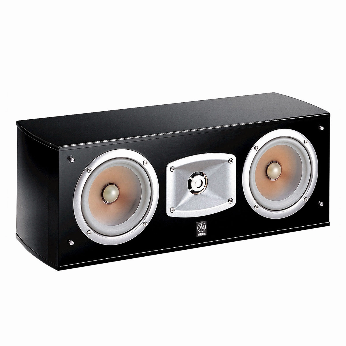 Yamaha NS-C444 Center Channel Home Theater Speaker (Black) Center Channel Speakers,Home Theater Center,Dialog Speakers