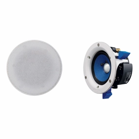 Yamaha NS-IC400 90 Watt 4 Inch 2 Way In Ceiling Speakers - Pair (White) In Wall & In Ceiling Speakers,Recessed Speakers,Flush Mount Audio