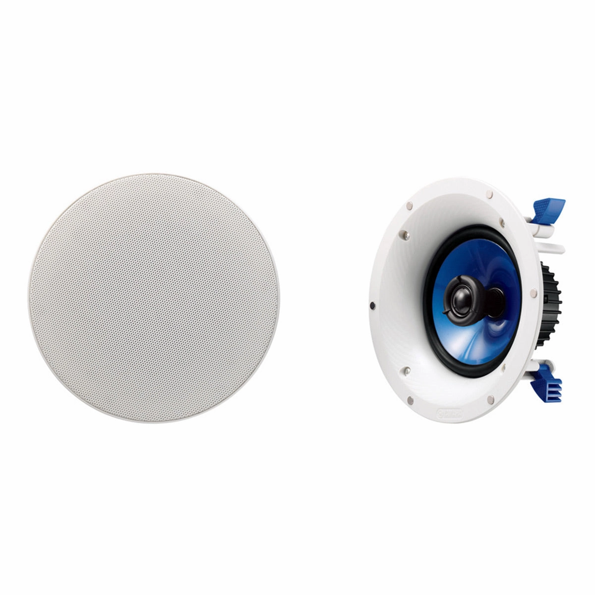 Yamaha NS-IC600 110 Watt 6.5 Inch 2 Way In Ceiling Speakers - Pair (White)